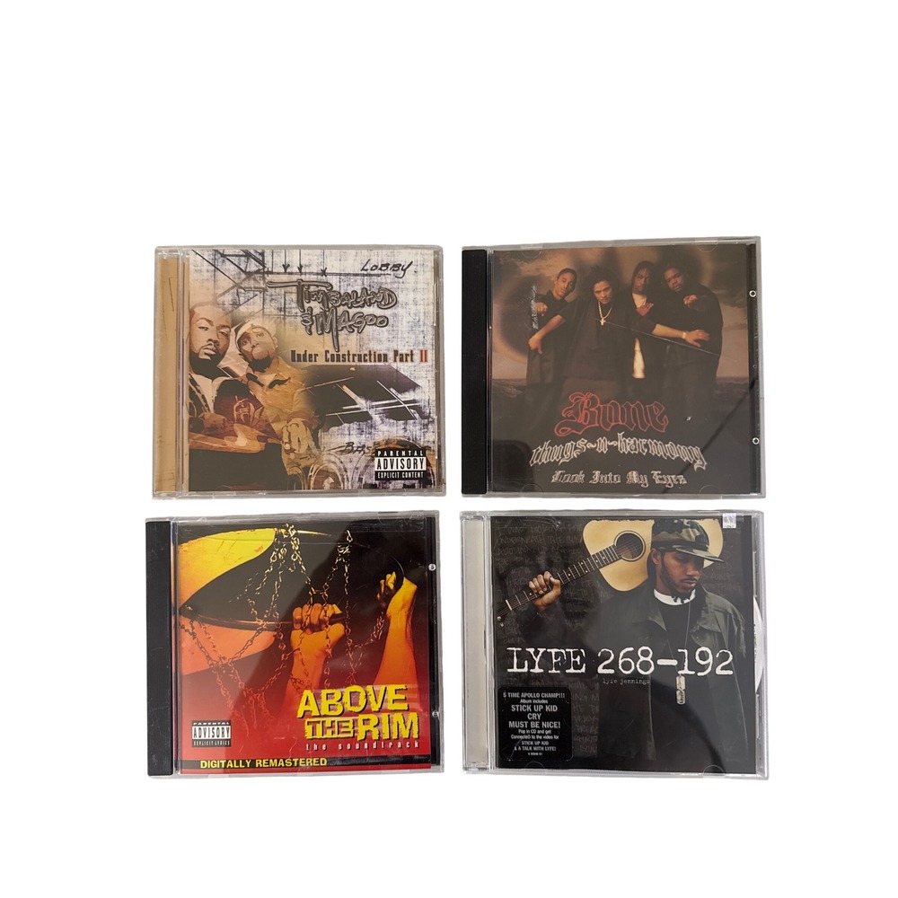 Hip Hop CD Lot Timbaland Magoo Bone Thugs Above The Rim Soundtrack Lyfe Jennings